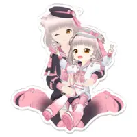 Harema Mau - Acrylic Key Chain - Key Chain - VTuber Size-100 x 100 (mm)