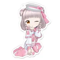 Harema Mau - Acrylic Key Chain - Key Chain - VTuber Size-70 x 70 (mm)