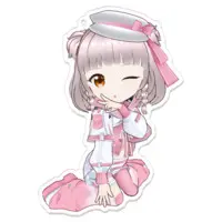 Harema Mau - Acrylic Key Chain - Key Chain - VTuber Size-100 x 100 (mm)