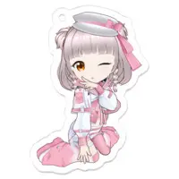 Harema Mau - Acrylic Key Chain - Key Chain - VTuber Size-50 x 50 (mm)