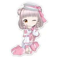Harema Mau - Acrylic Key Chain - Key Chain - VTuber Size-100 x 100 (mm)