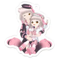 Harema Mau - Acrylic Key Chain - Key Chain - VTuber Size-50 x 50 (mm)