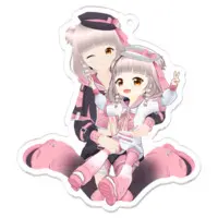 Harema Mau - Acrylic Key Chain - Key Chain - VTuber Size-70 x 70 (mm)