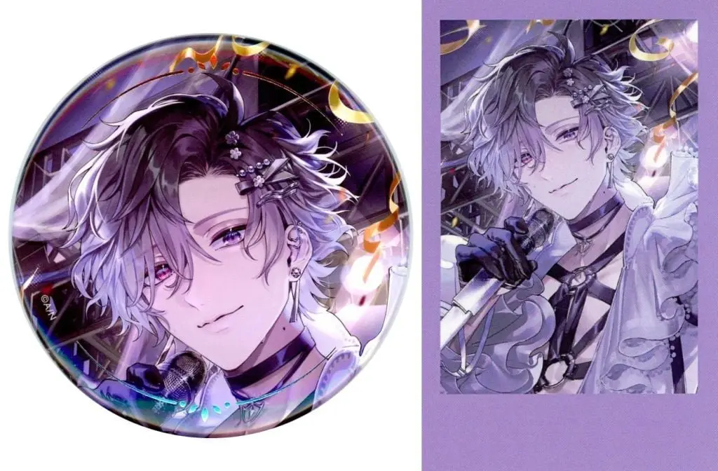 Uki Violeta - Character Card - Badge - Nijisanji (浮奇・ヴィオレタ