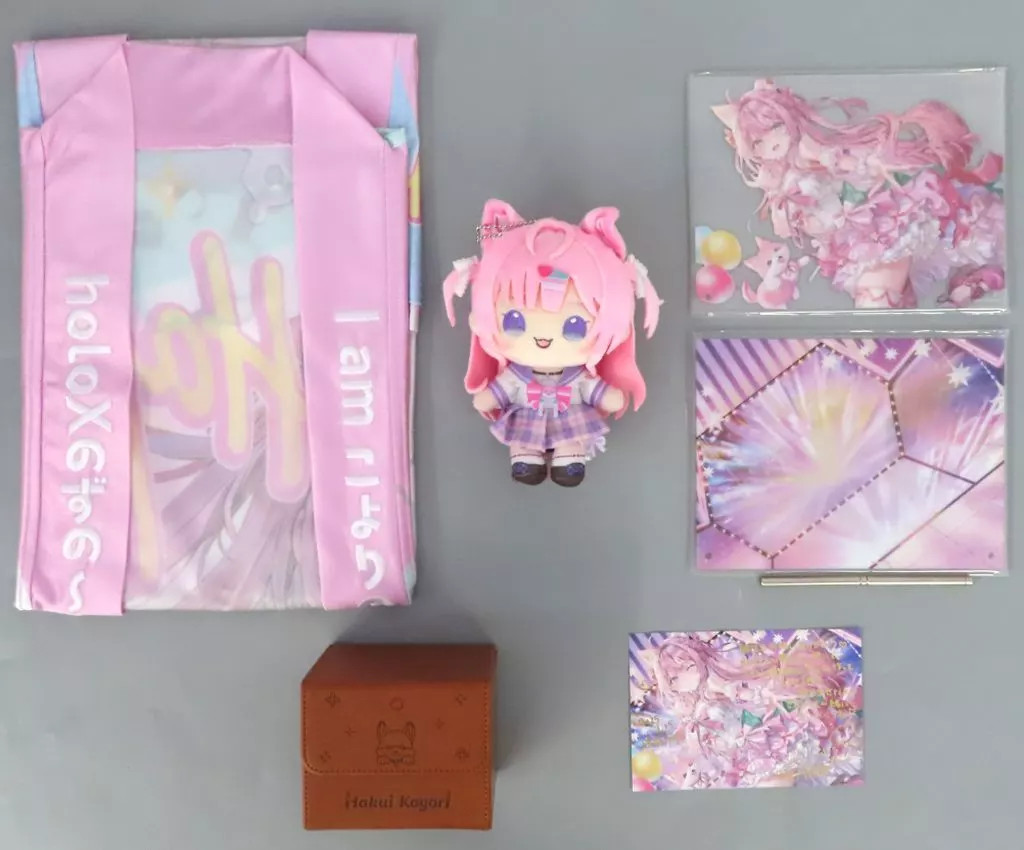Hakui Koyori - Clothes - Card case - Postcard - Plush - Acrylic Art Plate - Birthday Merch Complete Set - hololive