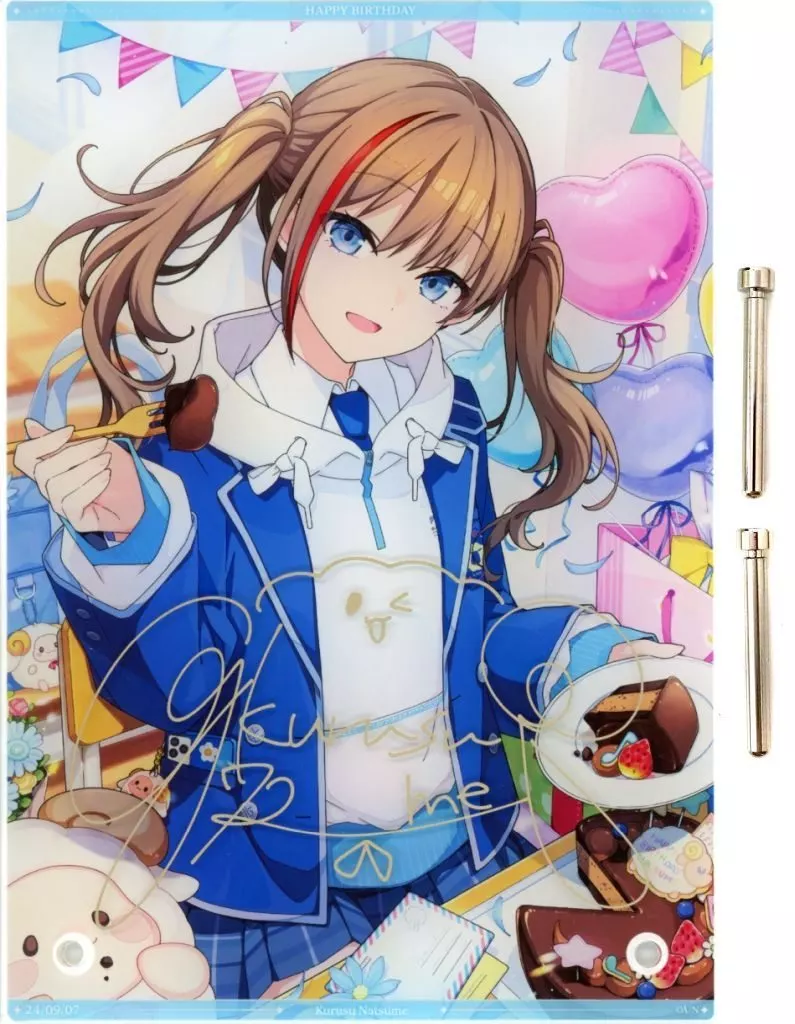 Kurusu Natsume - Acrylic Art Plate - Acrylic stand - Nijisanji