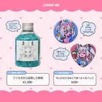ProjectBLUE - Complete Set - Acrylic Key Chain - Acrylic stand - Character Card - Key Chain - Badge - Bath additive - Lir.E & Else with Poki the shark & Manase Yua & LilyMone