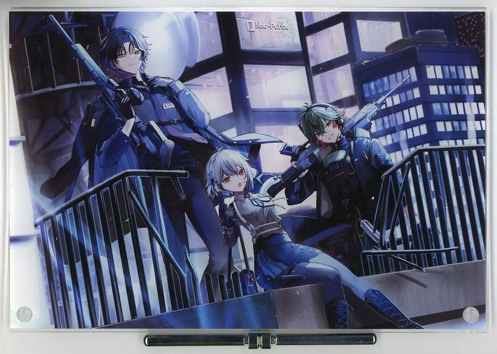 Neo-Porte - Acrylic Art Plate - Yagami Tsukumo & Asakura Shino & Shirona Shizuku