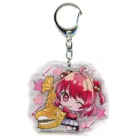 Noa - Acrylic Key Chain - Key Chain - Colorful Peach