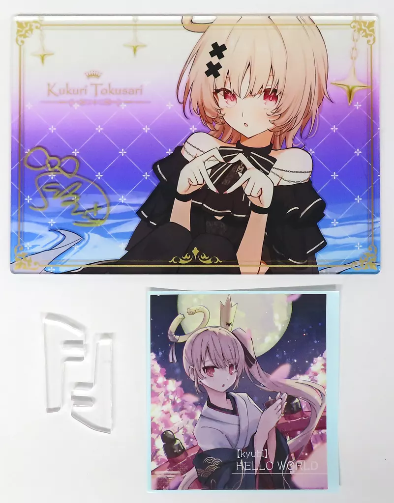 Tokusari Kukuri - Acrylic Art Plate - VTuber