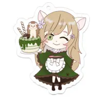 Harimori Hana - Acrylic Key Chain - Key Chain - VTuber Size-50 x 50 (mm)