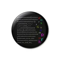 Perki Gyampark - Badge - VTuber Size-32mm