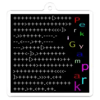 Perki Gyampark - Acrylic Key Chain - Key Chain - VTuber Size-50 x 50 (mm)