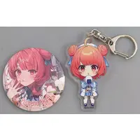 Yumeno Akari - Acrylic Key Chain - Badge - Key Chain - VSPO!