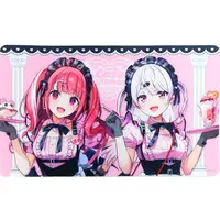 Sasaki Saku & Shiina Yuika - Trading Card Supplies - Desk Mat - Nijisanji