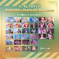ReGLOSS - ReGLOSS's PLAYLIST Snapshot - Character Card - Ichijou Ririka & Otonose Kanade & Todoroki Hajime & Juufuutei Raden (Random Item)