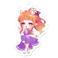 Meiden Yurine - Acrylic Key Chain - Key Chain - VTuber Size-50 x 50 (mm)
