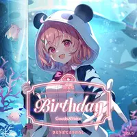 Sasaki Saku - Birthday Merch Complete Set - Character Card - Key Chain - Acrylic Art Plate - Badge - Tapestry - Acrylic Key Chain - Nijisanji