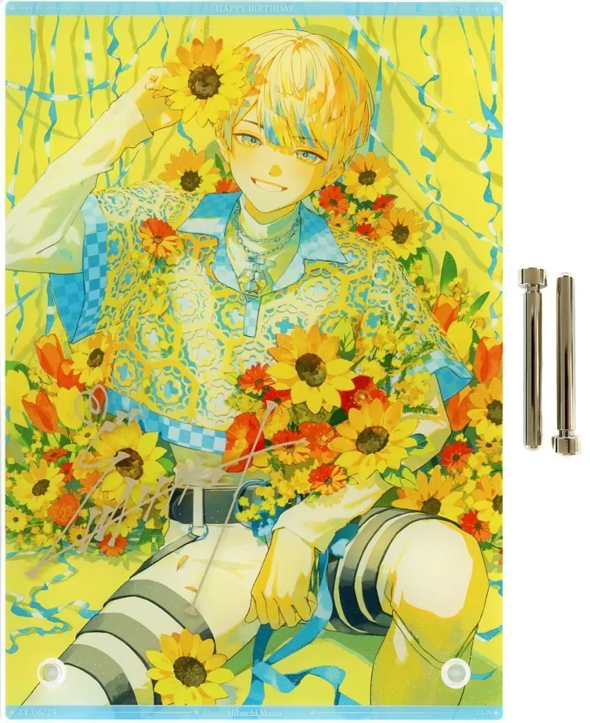 Hibachi Mana - Acrylic Art Plate - Nijisanji