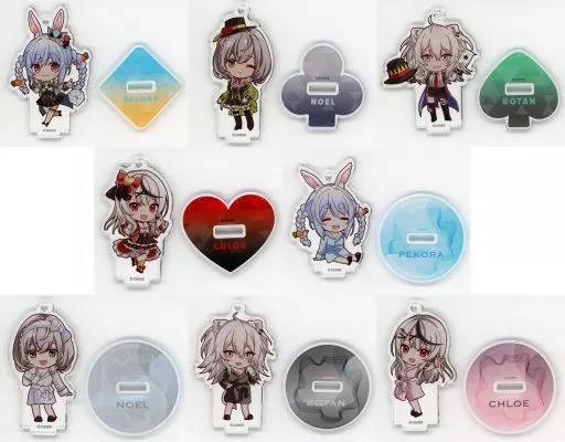hololive - Acrylic stand - Sakamata Chloe & Shishiro Botan & Shirogane Noel & Usada Pekora