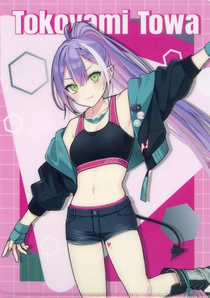 Tokoyami Towa - Plastic Folder - Stationery - hololive