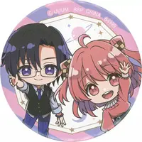 Noa & Mofu - Ichiban Kuji - Badge - Colorful Peach