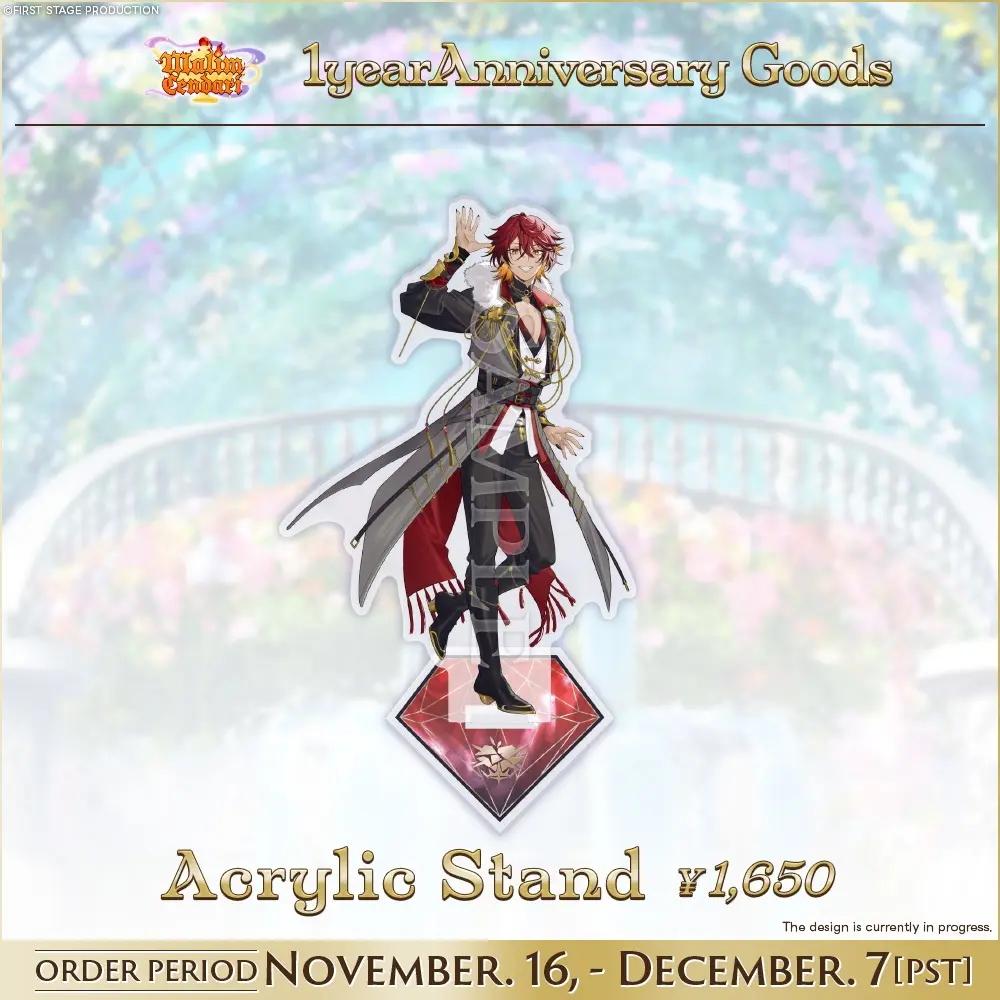 Malim Cendari - Acrylic stand - FIRST STAGE PRODUCTION