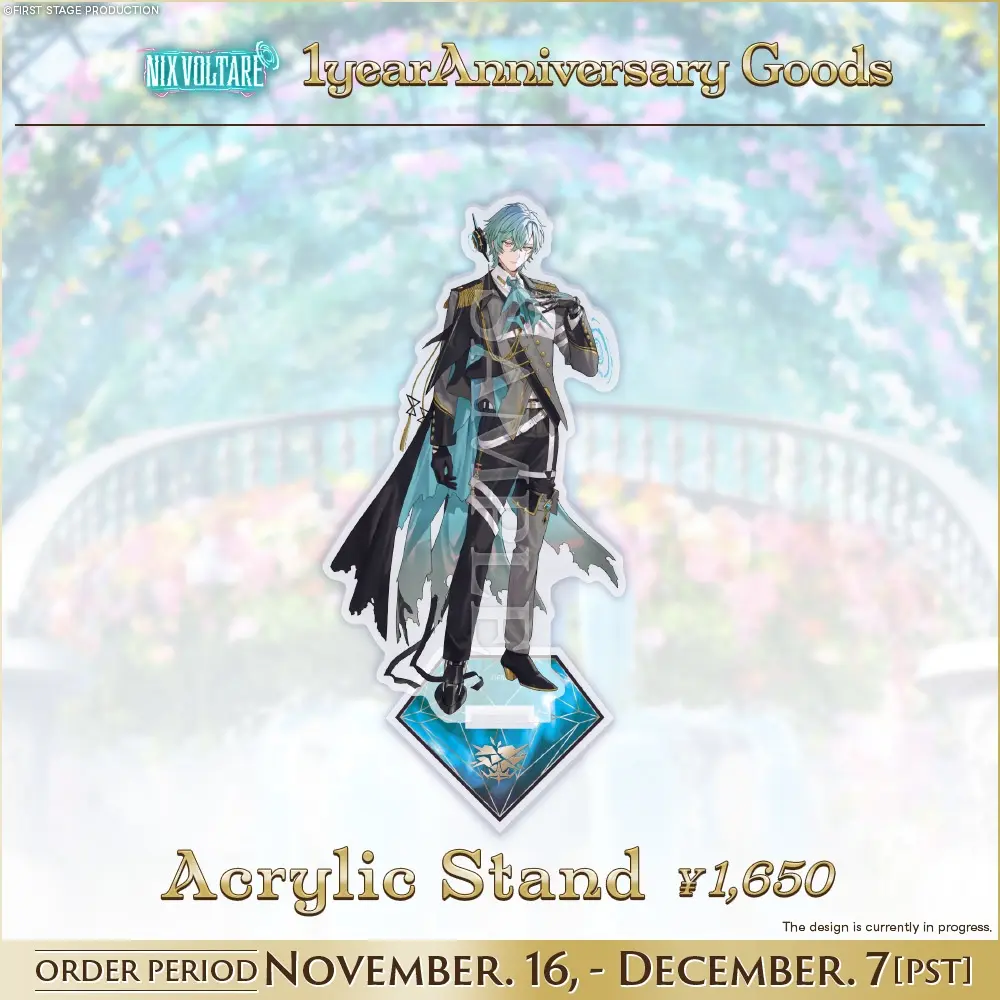 Nix Voltare - Acrylic stand - FIRST STAGE PRODUCTION