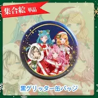 VTuber - Badge - Claire Cruller & Kanade Mimi & Sakuragi Mira & Aomi Non