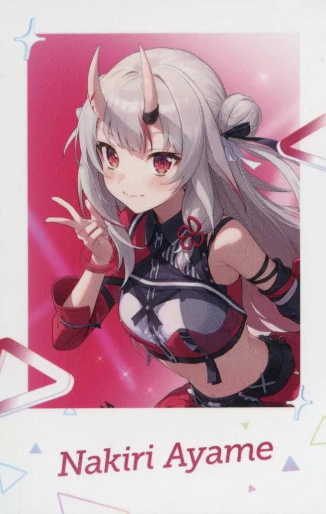 あやめりか Nakiri Ayame - Character Card - Gen 2 (百鬼あやめ 「バーチャル