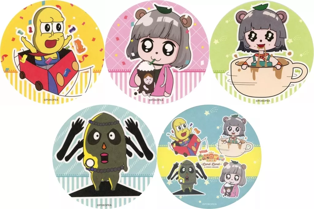 Ponpoko & Peanuts-kun - Tableware - Coaster - Peanuts-kun & Ponpoko & Chancho