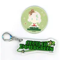 Cecilia Immergreen - Key Chain - Badge - Acrylic Key Chain - hololive English