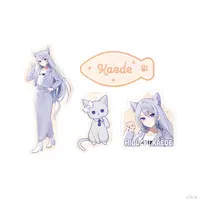 Higuchi Kaede - Stickers - Nijisanji Wannyan Days - Nijisanji