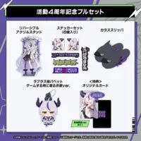 La+ Darknesss - Complete Set - Character Card - Acrylic stand - Stickers - Key Chain - Hand-signed - Slippers - Plush - hololive