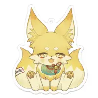 Osaki Kurama - Key Chain - Acrylic Key Chain - VTuber Size-70 x 70 (mm)