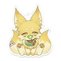 Osaki Kurama - Key Chain - Acrylic Key Chain - VTuber Size-70 x 70 (mm)