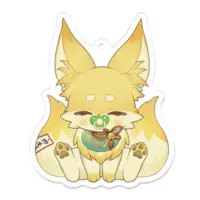 Osaki Kurama - Key Chain - Acrylic Key Chain - VTuber Size-70 x 70 (mm)