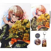 Melissa Kinrenka - Tapestry - Badge - Acrylic Art Plate - Birthday Merch Complete Set - Acrylic Key Chain - Nijisanji