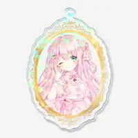 Amelie Kanon - Key Chain - Badge - Acrylic Key Chain - VTuber Size-70x70mm)