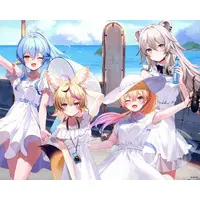 hololive - Canvas Board - Momosuzu Nene & Shishiro Botan & Omaru Polka & Yukihana Lamy