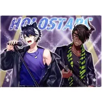 Kageyama Shien & Aragami Oga - Acrylic stand - Acrylic Art Plate - HOLOSTARS