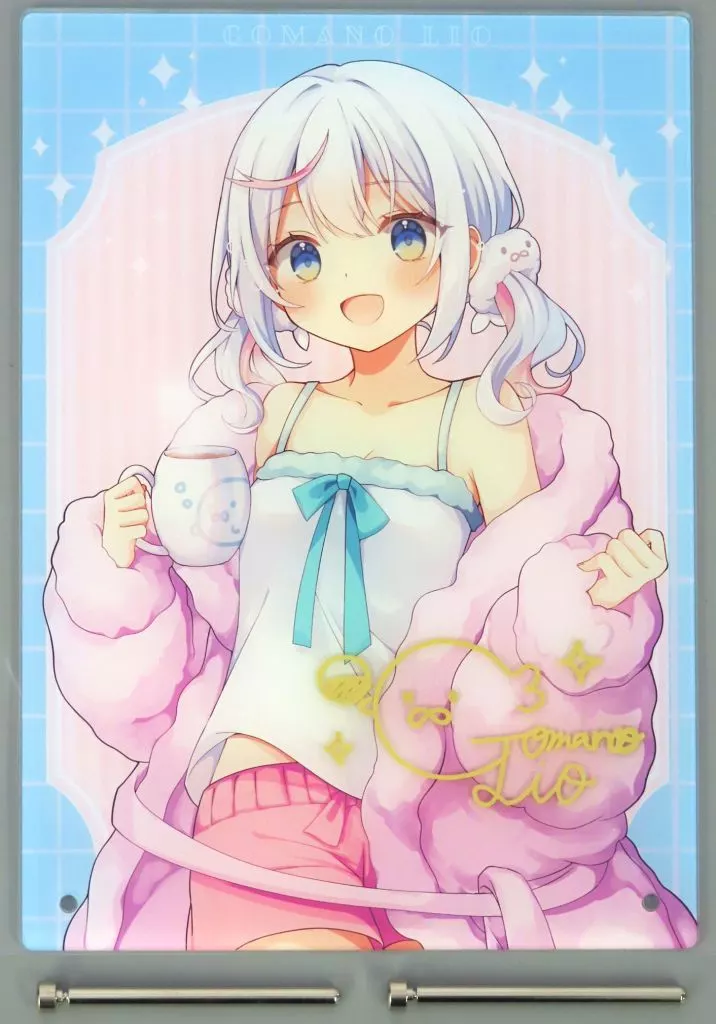 Gomano Lio - Hand-signed - Acrylic Art Plate - VTuber