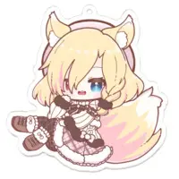 Kitsunezaki Kokuto - Key Chain - Acrylic Key Chain - VTuber Size-70 x 70 (mm)