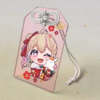 Amachi Karen - Key Chain - Acrylic stand - Acrylic Key Chain - VTuber Size-80mm