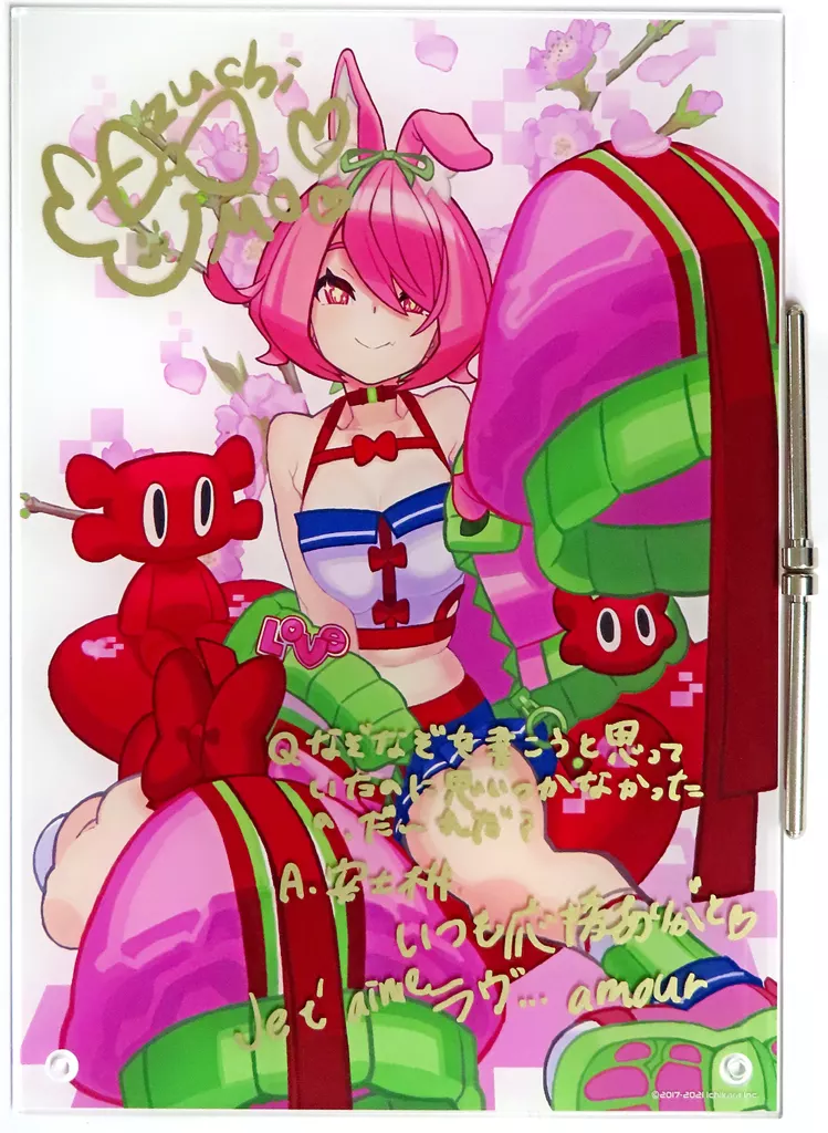 Azuchi Momo - Acrylic Art Plate - Nijisanji