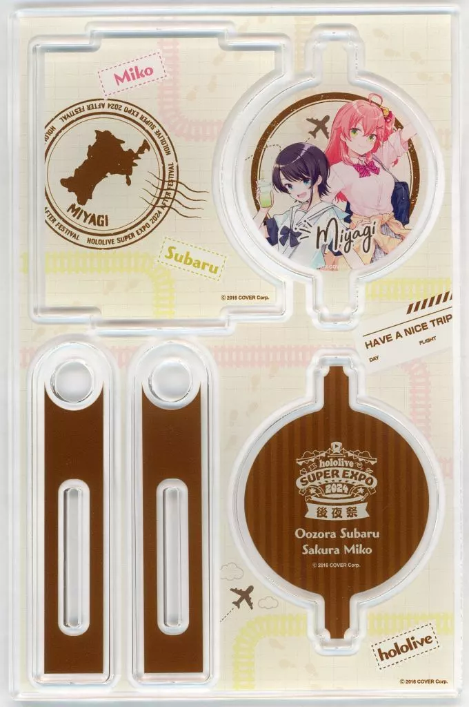 Oozora Subaru & Sakura Miko - Acrylic stand - hololive