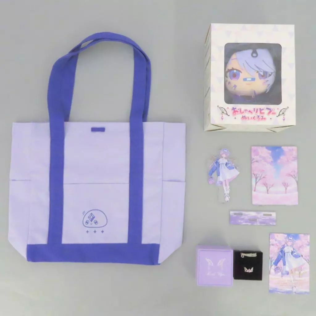 Koseki Bijou - Acrylic stand - Bag - Plush - Postcard - Birthday Merch Complete Set - Acrylic Diorama Stand - Advent