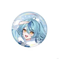 Tamanoi Nana - Badge - White Snow Christmas - Nijisanji