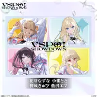 VSPO! - Acrylic Art Plate - Aizawa Ema & Kaminari Qpi & Kogara Toto & Kaga Nazuna