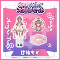 Amayui Moka - Badge - Acrylic stand - VSPO!